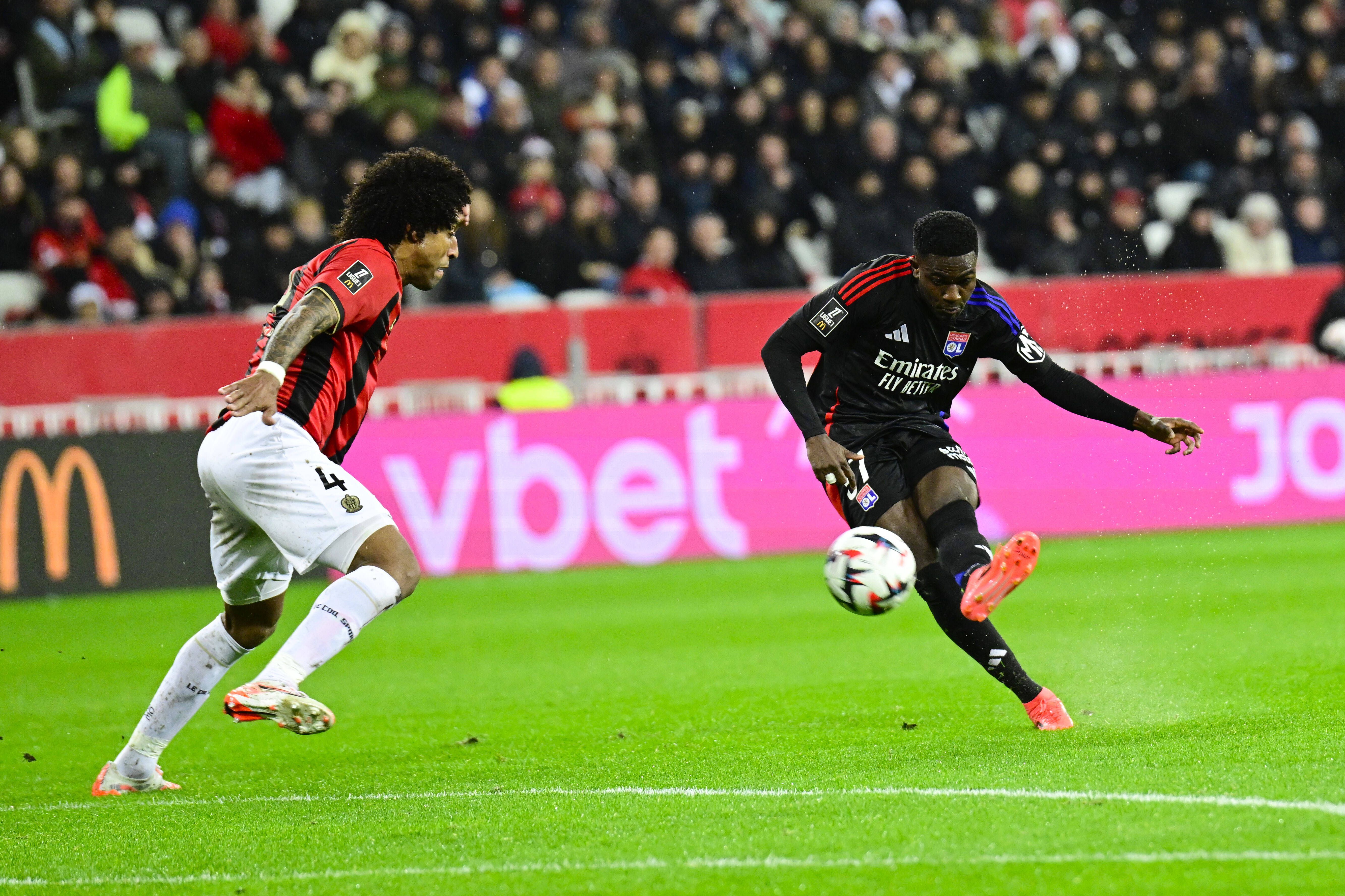 Ernest Nuamah scores as Lyon boost UCL bid with win at in-form Nice