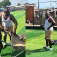 Bukom Banku and sons take over Bukom astroturf by force, start maintenance works (Video)
