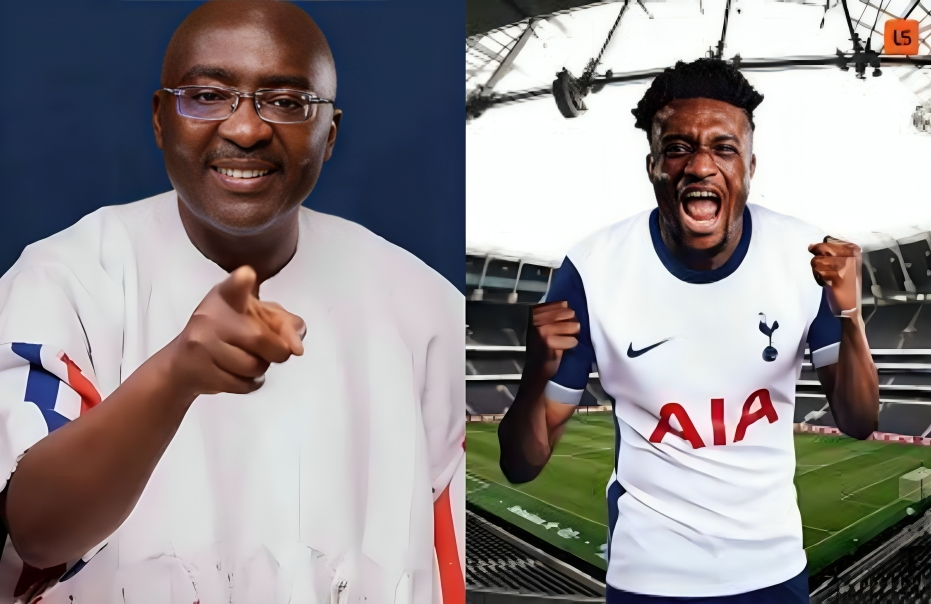 Mohammed Kudus set for £55M Tottenham move, Dr Bawumia reacts with joy