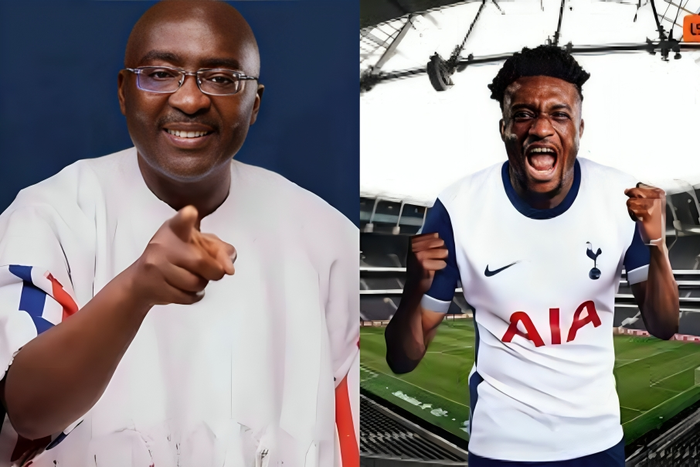 Mohammed Kudus set for £55M Tottenham move, Dr Bawumia reacts with joy