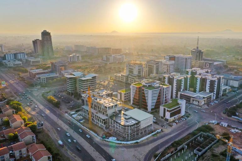 Gaborone, the capital of Botswana via sheiswanderlust.com