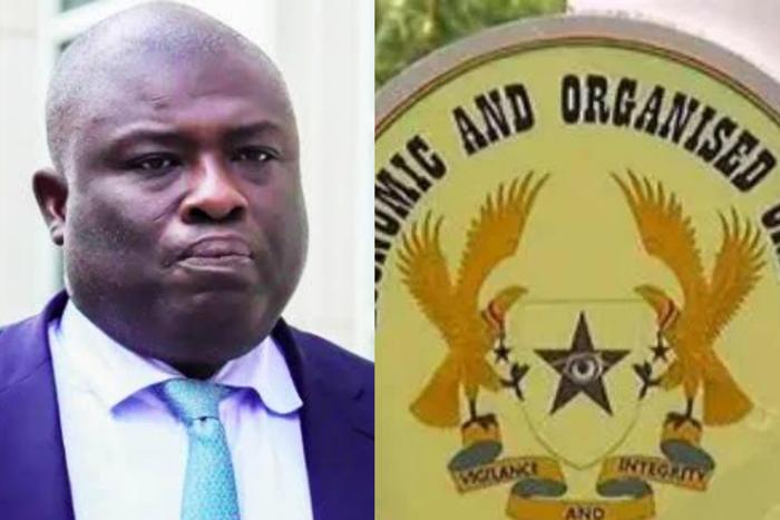 Asante Kwaku Berko, former Goldman Sachs banker (left) and EOCO's Logo (right)