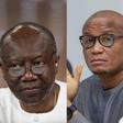 Former Finance Minister Ken Ofori-Atta (left) and former National Petroleum Authority (NPA) Chief Executive Mustapha Abdul-Hamid (right)
