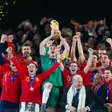 Iker Casillas (captain of of Spain) celebrates with the team [Simon Bruty/Anychance/Getty Images]