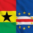 Ghana flah=g (left), Flag of Cape Verde (right)