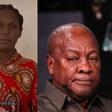 TikToker Camilla Alhassan (left) and Pres. John Dramani Mahama (right)