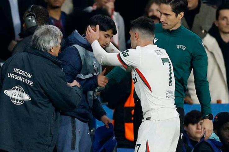 Chelsea star escapes red card after ball boy incident in UCL defeat to PSG