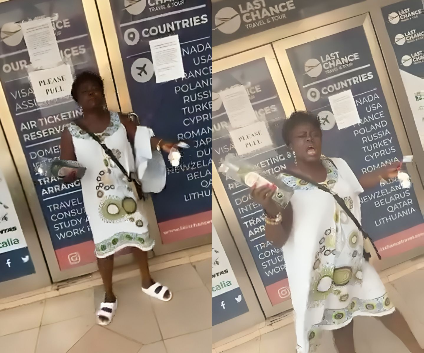 Food seller enters travel agency with schnapps, eggs to curse CEO over visa [Video]