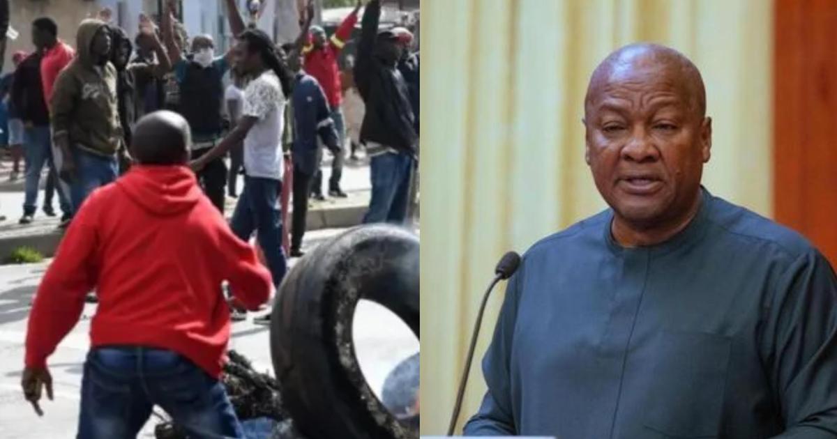 President Mahama approves 300 Ghanaians to be evacuated  from South Africa amid renewed  Xenophobic attacks