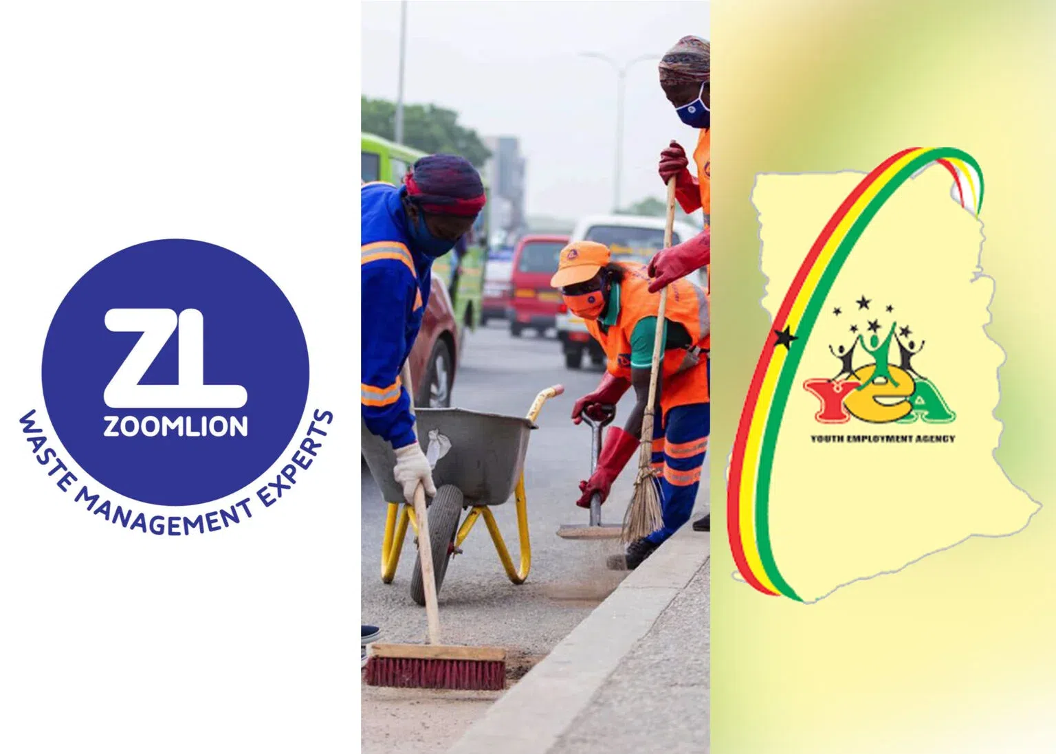 Mahama finally ends controversial YEA–Zoomlion contract, vows to increase sweepers’ wages