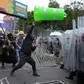 Protesters, police clash outside stadium before Mexico's victory over South Africa