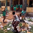 WASSCE candidates seen in viral video destroying school property risk severe sanctions if identified (video)