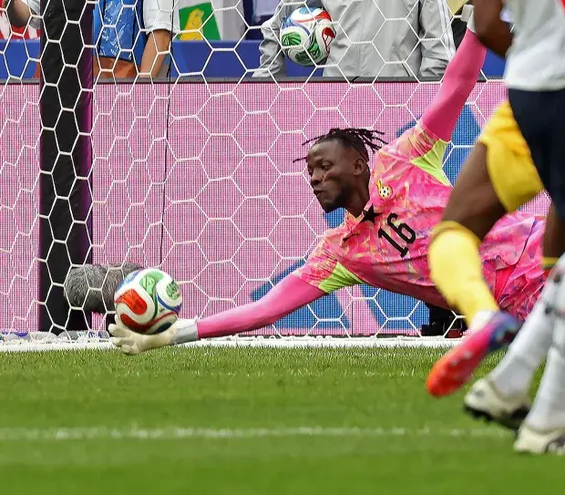 Benjamin Asare's save vrs England