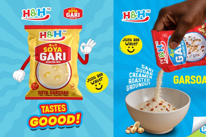 Ghanaians embrace the creamy revolution of HnH Gari Mix