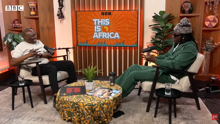 Stonebwoy speaking on the BBC’s This Is Africa show monitored by Pulse Ghana