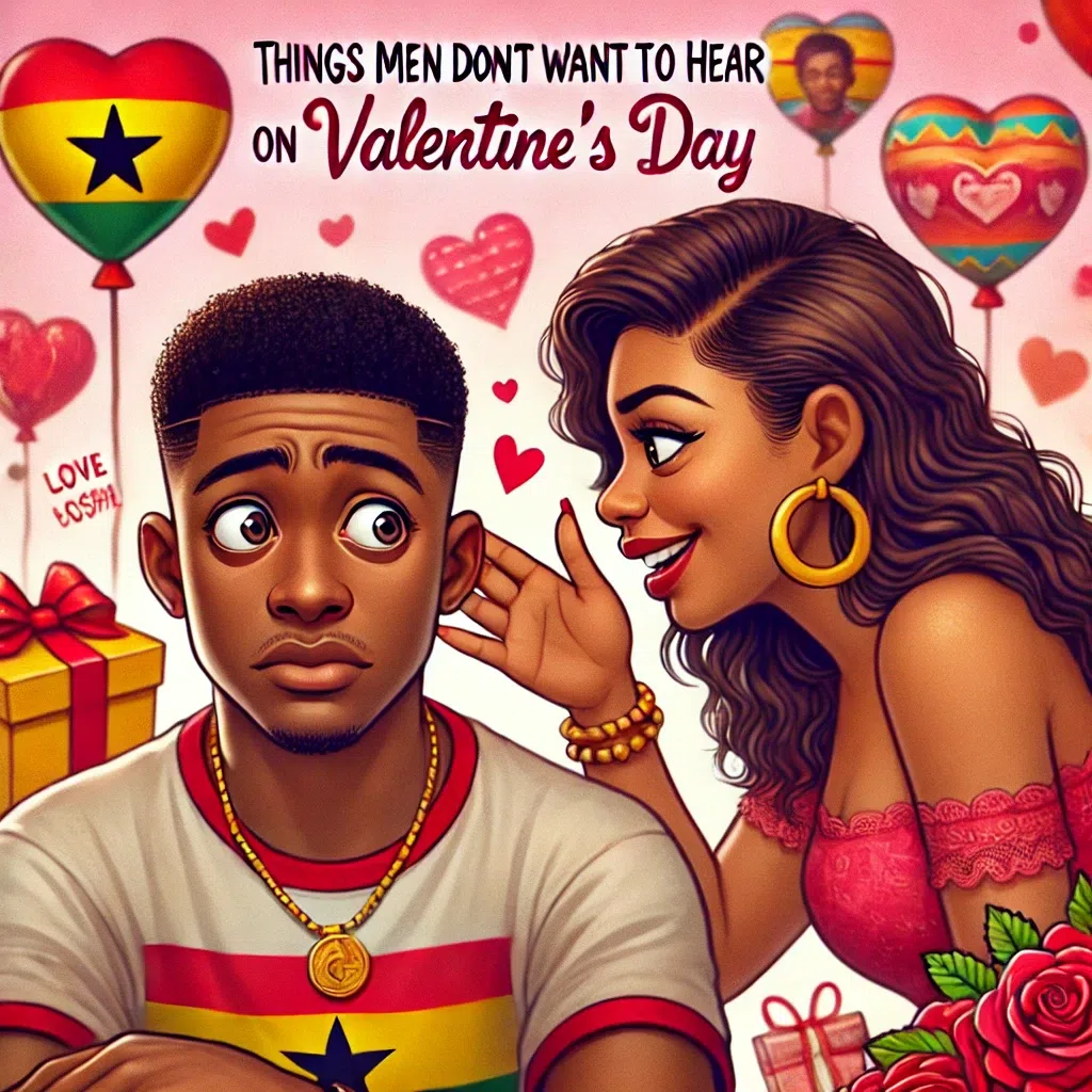 7 things Ghanaian men don’t want to hear on Valentine’s Day – No.1 will shock you!