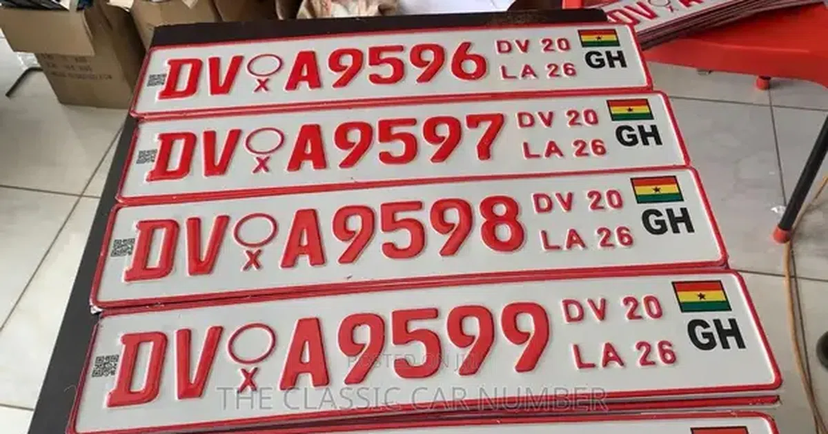 DVLA begins special operation in Accra to clamp down on fake and expired number plates