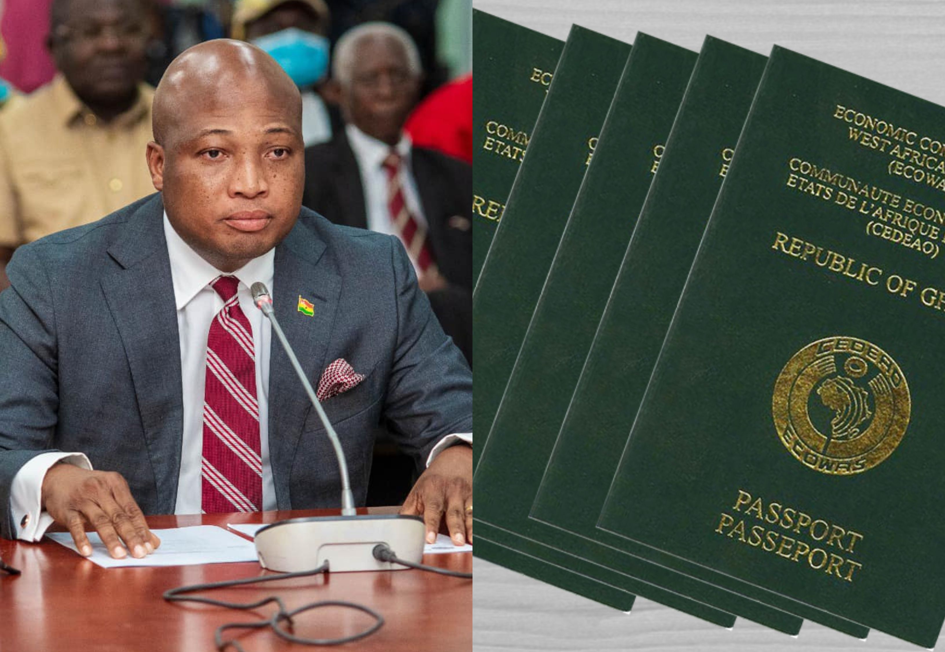 Ablakwa announces major reduction in cost of 32-page passport booklet