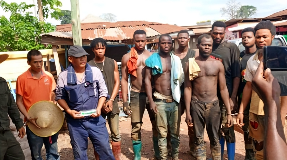 Galamsey: 3 Chinese, 9 Ghanaians arrested for illegal mining in Western Region