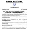 In a press release dated May 13, 2026, the company announced that the challenges had affected water production and distribution across parts of the capital, leading to erratic water flow and low water pressure in multiple communities.