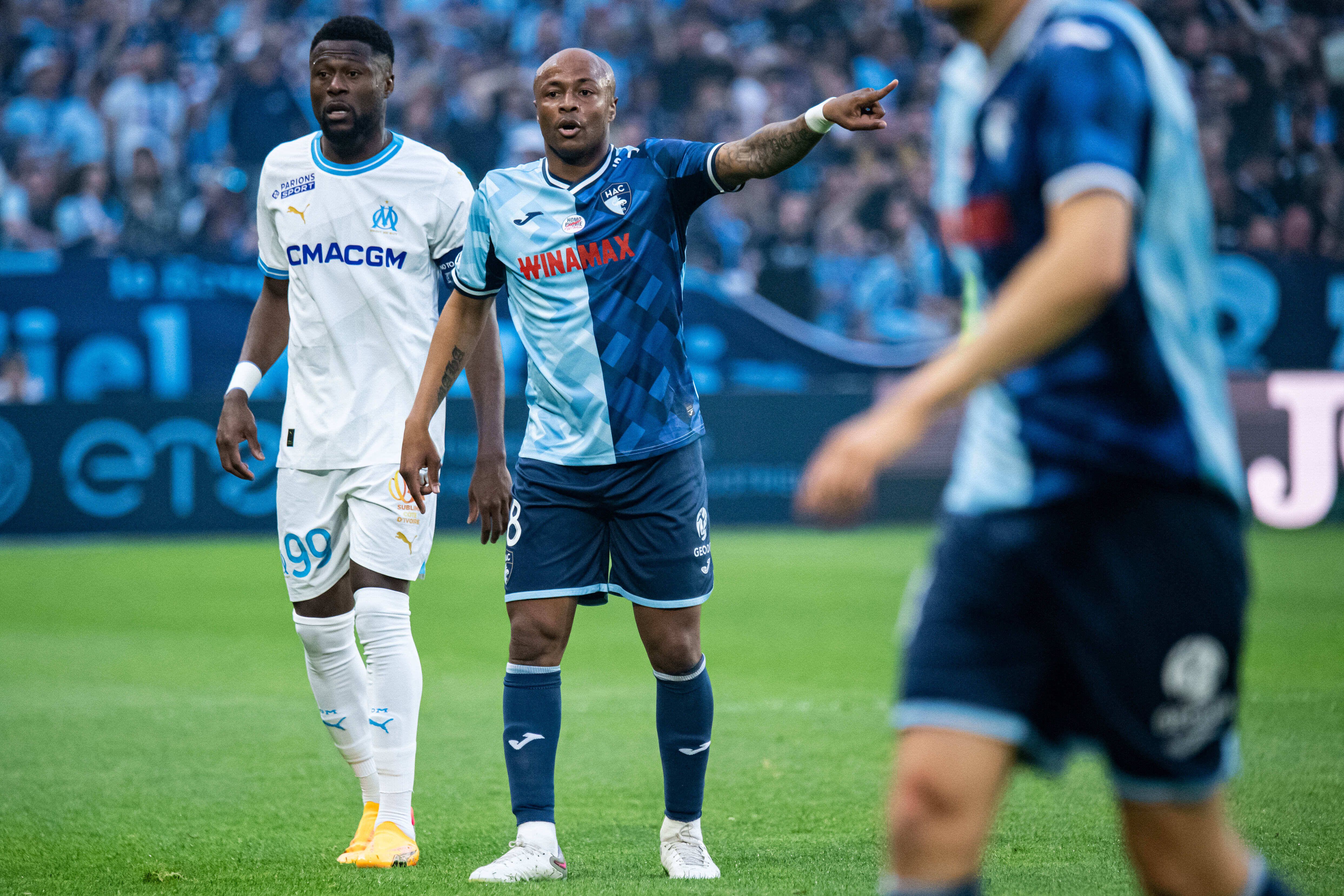 'Never stop fighting'—Andre Ayew urges teammates after Le Havre's defeat to RC Lens