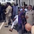 Police officers spray COP Yohuno with cash as they jubilate over IGP appointment