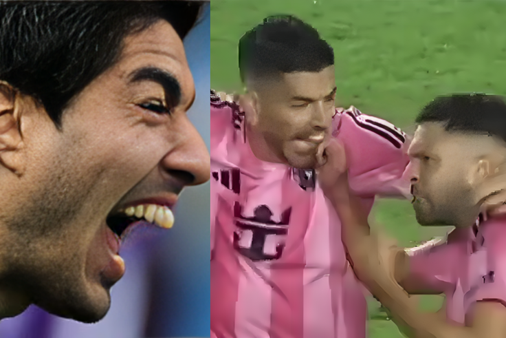 Luis Suarez bites again! Striker bites teammate after Messi stunner (Video)