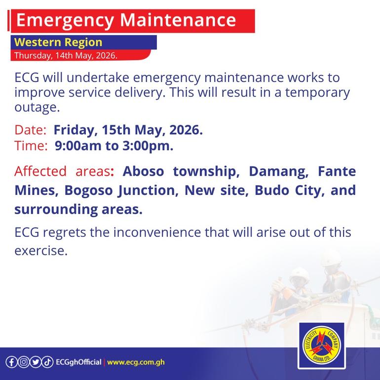 Planned Maintenance Outage – May 16, 2026