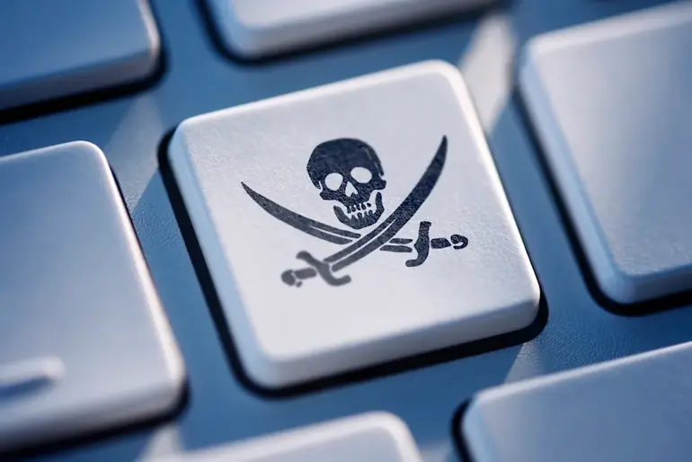 Movie piracy warning