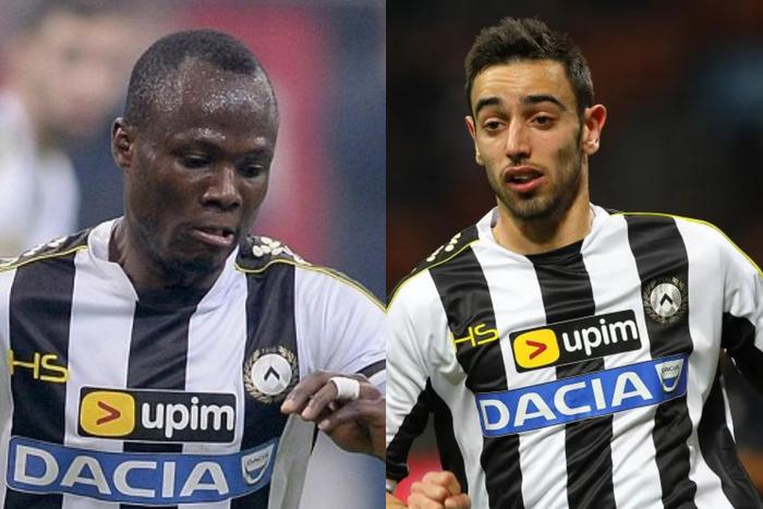 Agyemang Badu and Bruno Fernandes