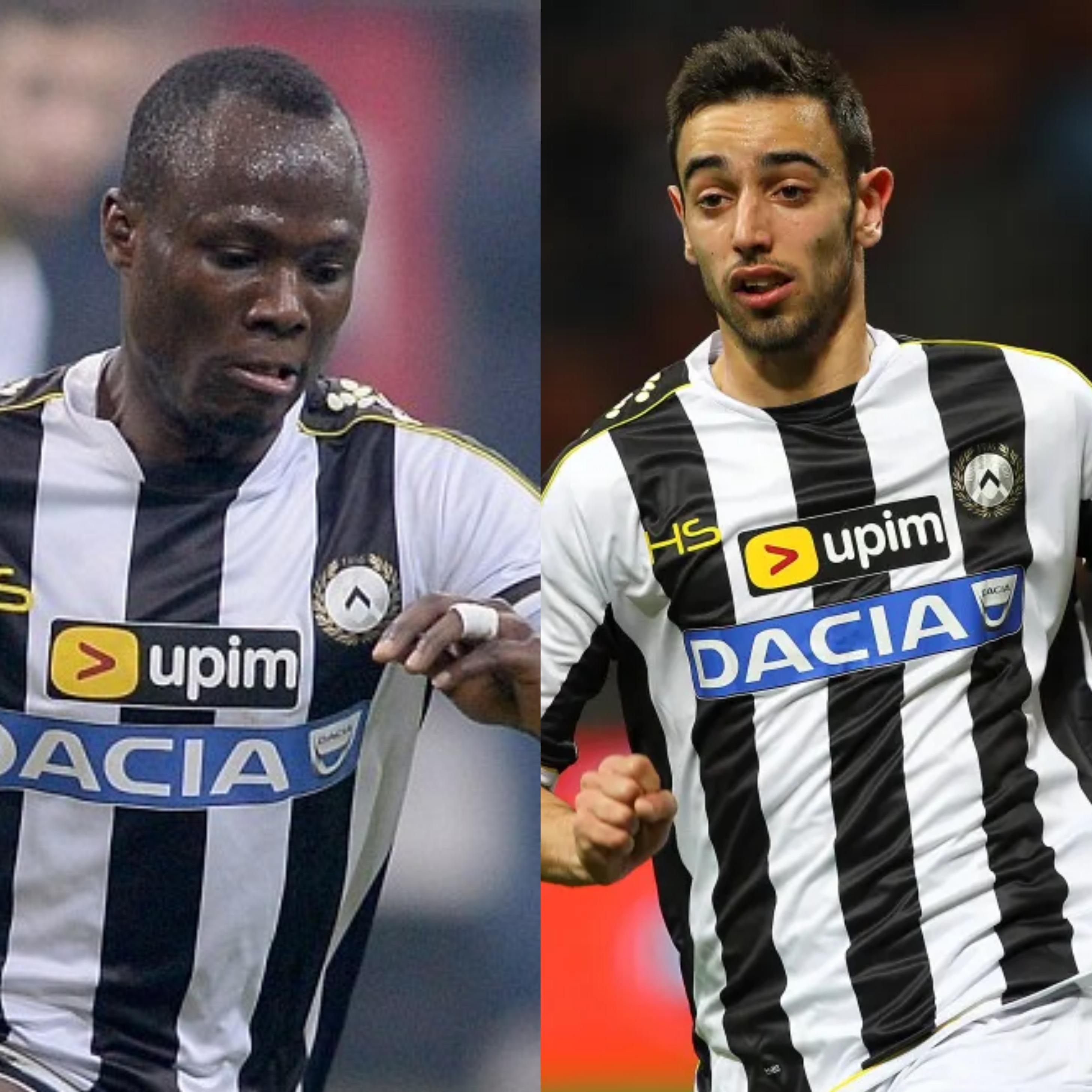 Agyemang Badu and Bruno Fernandes