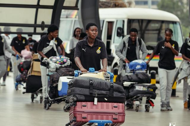 Black Princesses depart Ghana for WAFU B U17 Girls Cup in Cote d’Ivoire | Photo via GFA