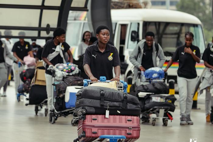 Black Princesses depart Ghana for WAFU B U17 Girls Cup in Cote d’Ivoire | Photo via GFA