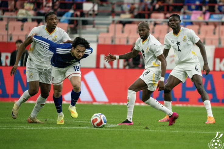 Black Stars suffer 2–0 defeat to Japan in Kirin Cup friendly