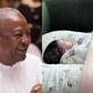 President Mahama announces arrival of new granddaughter,Thanina Gyamfua Mahama