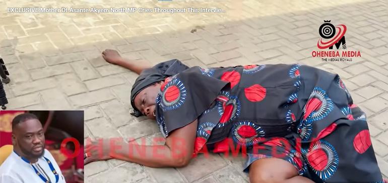 Speaking in an interview with Oheneba Media on YouTube, the visibly distressed woman broke down in tears as she defended the lawmaker's character