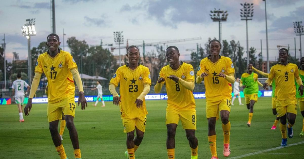 Eric Adu Gyamfi scores stunning long range goal in Black Starlets draw against Algeria (video)