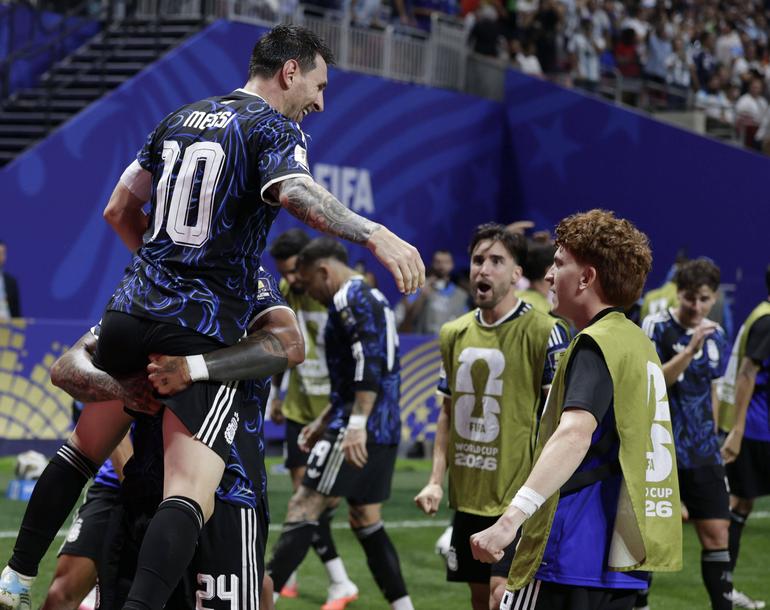 Argentina vs Inglaterra Lionel Messi Foto: FOTOBAIRES Semifinal. Copa Mundial de Futbol 2026