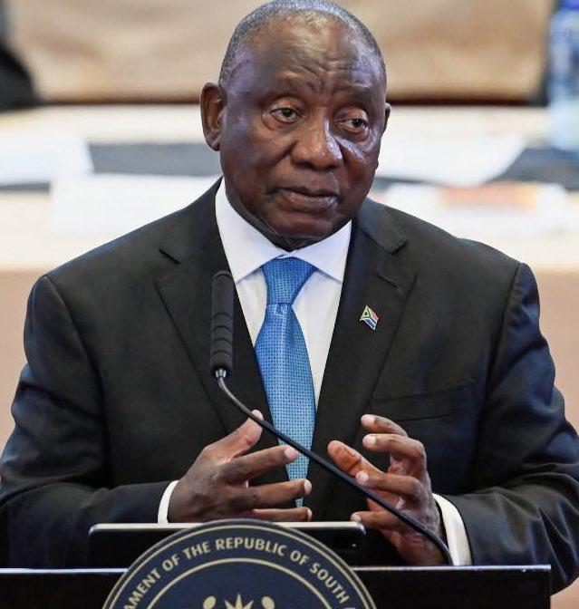 South African President Cyril Ramaphosa