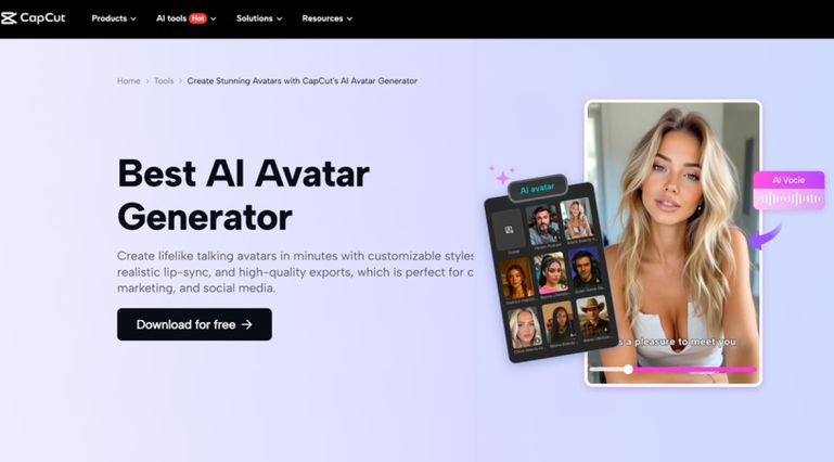 CapCut AI Avatar for Storytelling and Roleplay