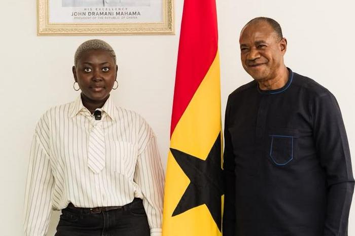 Chef Abbys Pays Courtesy Call On Ghana High Commissioner To Senegal During West Adrican Food Tour