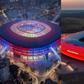 Image of Camp Nou after renovation (left) and Munich Arena (right)