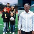 The family of Bruno Fernandes (left) and Agyemang Badu (right)