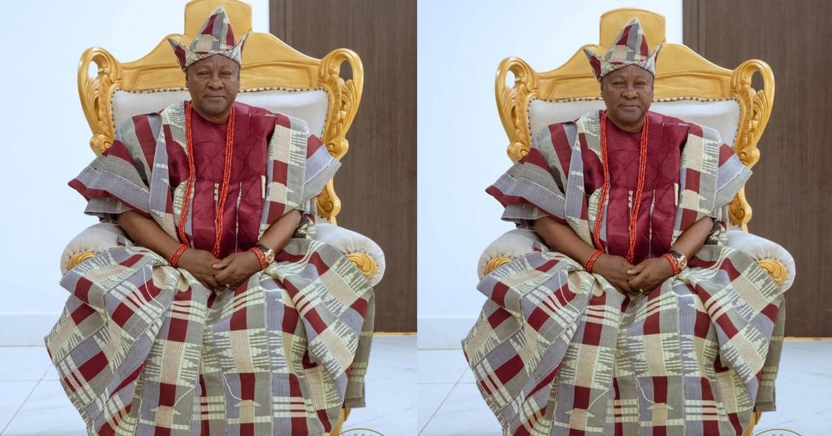 Nigerian traditional ruler honours Mahama with the most prestigious ...