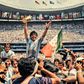 Diego Maradona at the 1986 World Cup in Mexico City. Photograph: David Yarrow