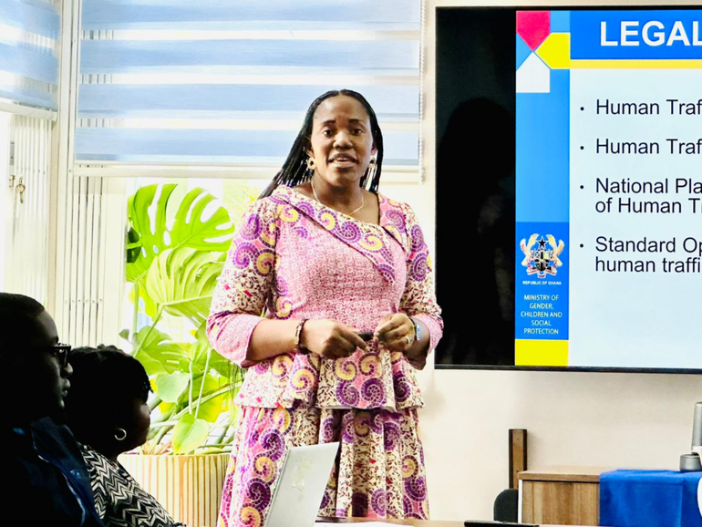 Abena Annobea Asare, Director of the Human Trafficking Secretariat at the Ministry of Gender, Children and Social Protection