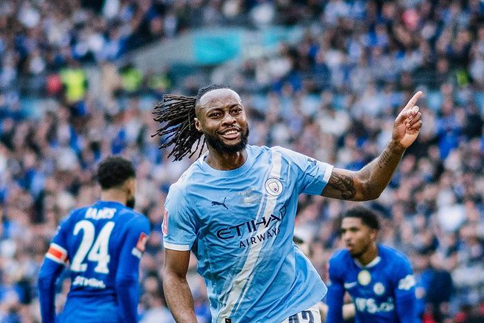 Antoine Semenyo's backheel goal leads Manchester City to FA Cup glory  against Chelsea | Pulse Ghana