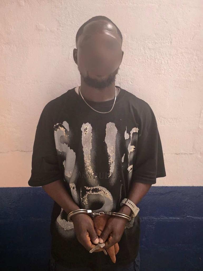 Police said the suspect, identified as Michael Mensah, was arrested by the Inspector-General of Police's Cyber Vetting and Enforcement Team