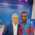 Tema GJA Chairman, Michael Dewornu meets London mayor to explore opportunities for journalists