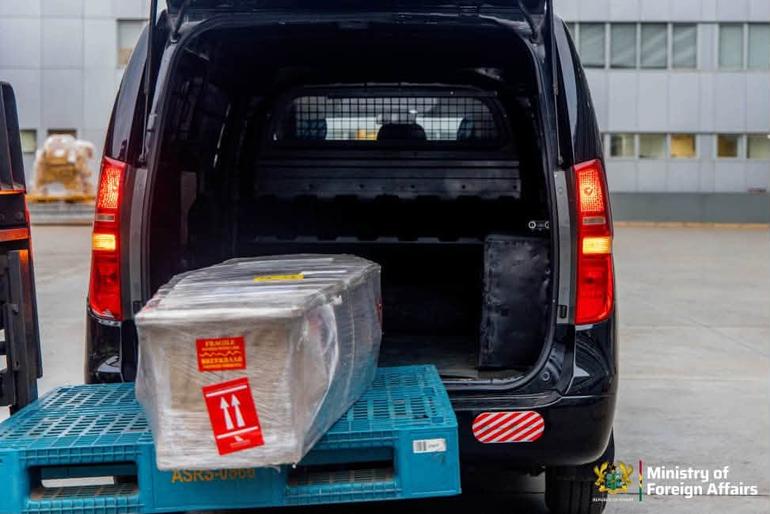 Body of Bashiru Isak, Ghanaian killed in South Africa, returns home as government orders autopsy - See photos